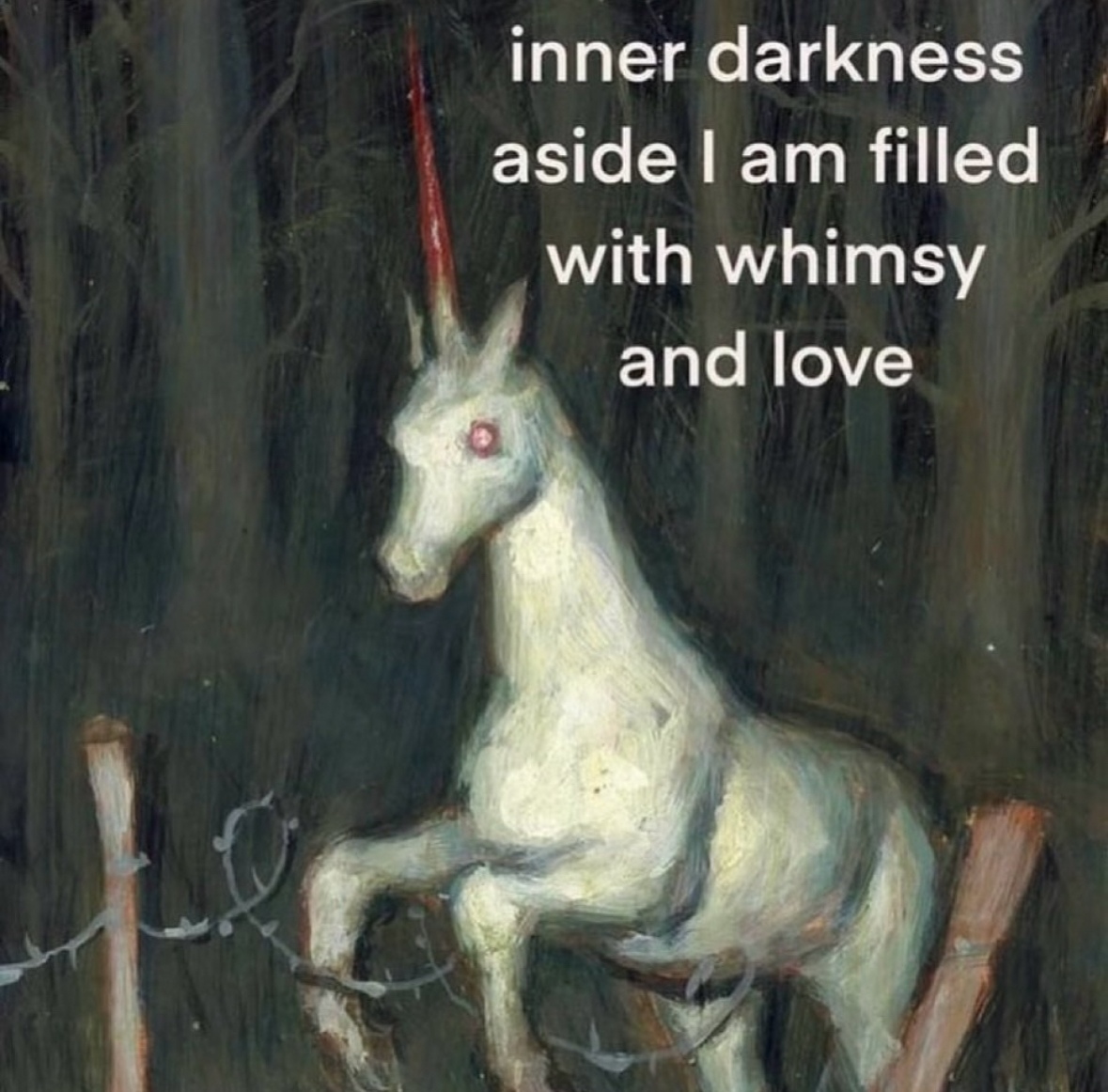 burro - inner darkness aside I am filled with whimsy and love