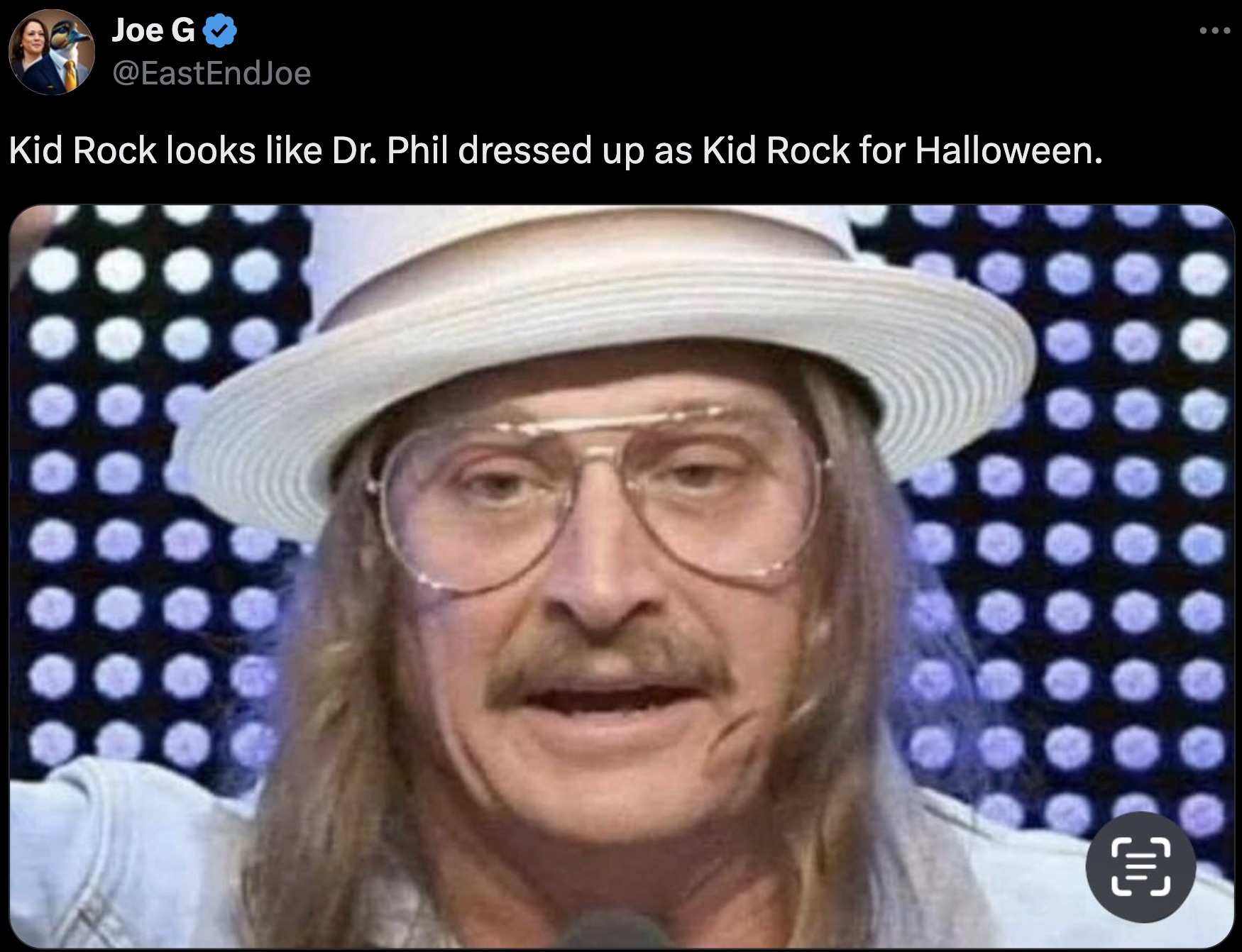 kid rock old - Joe G Kid Rock looks Dr. Phil dressed up as Kid Rock for Halloween. Qc ...