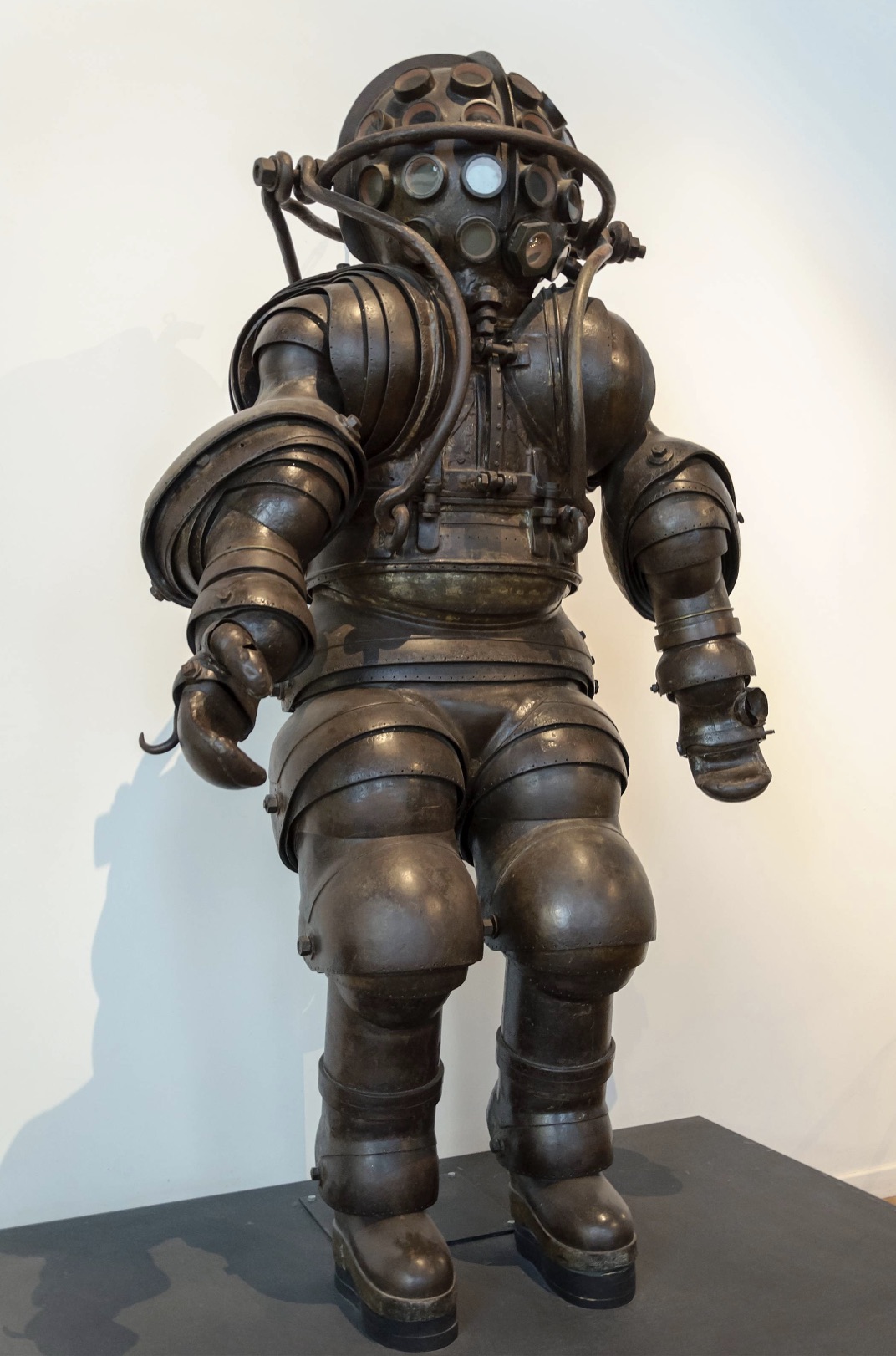 old diving suit