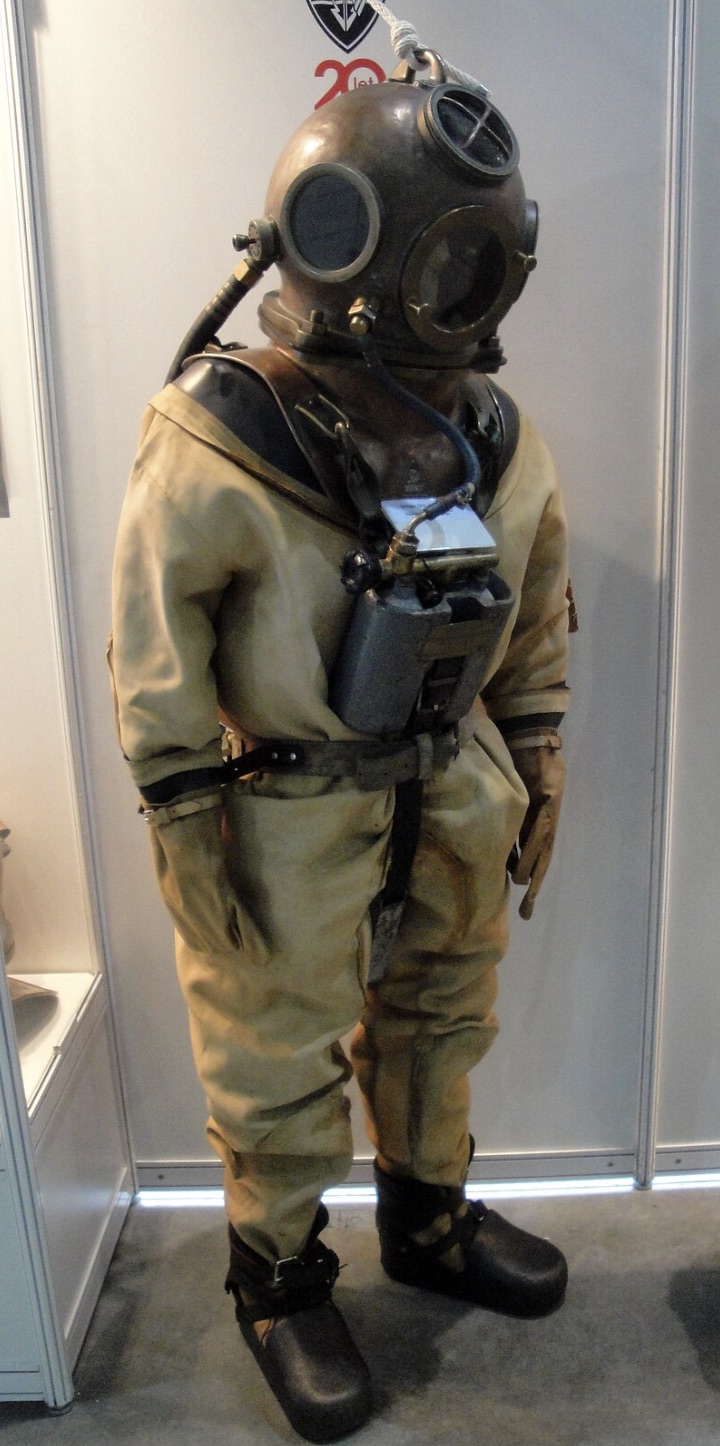 scuba diving suit old