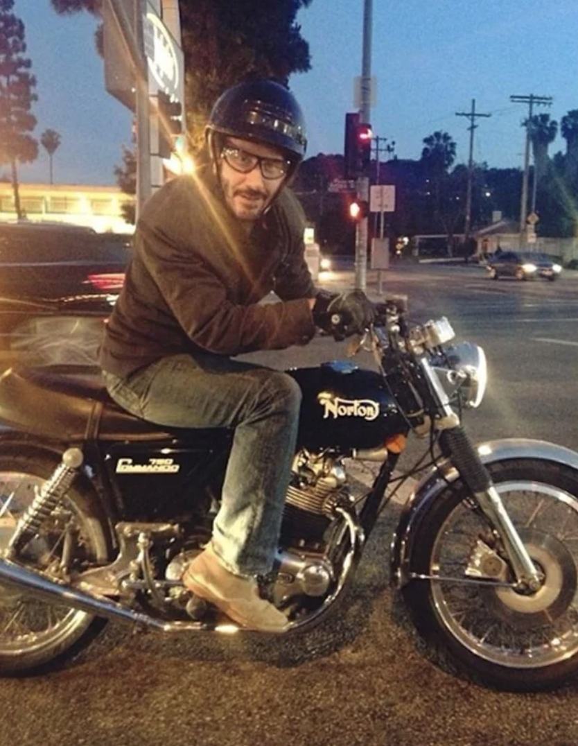 “Meeting Keanu Reeves at a traffic light.”