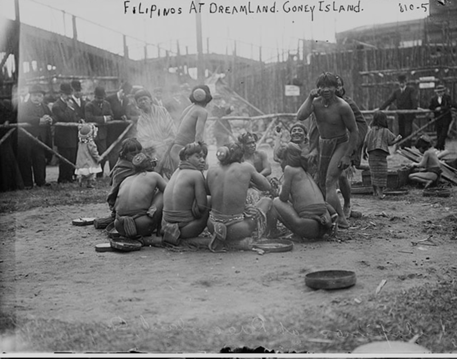 zoo human - Filipinos At Dreamland. Goney Island. $105