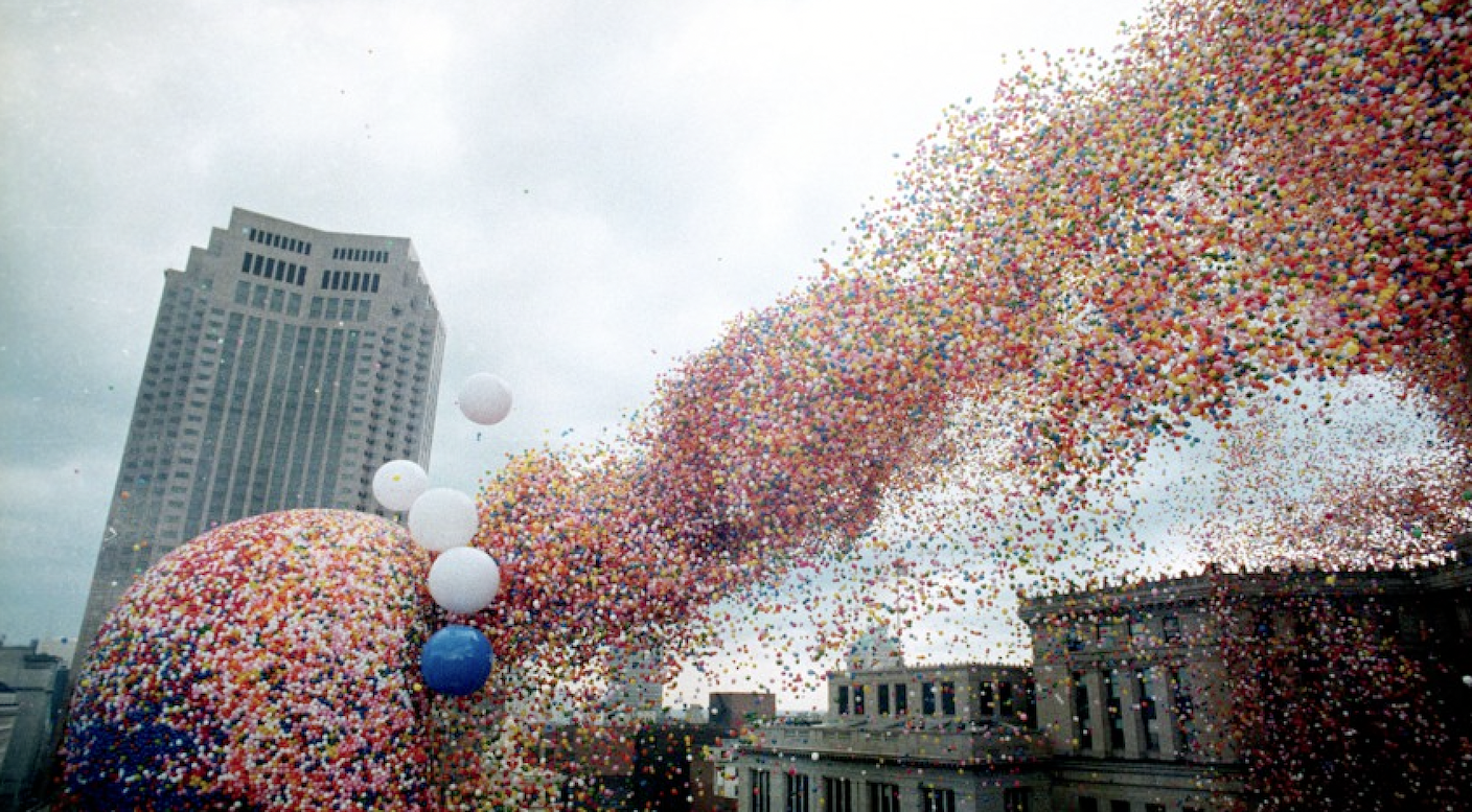 Tragically, but predictably, the balloons spread throughout the area, and caused significant ecological damage. 