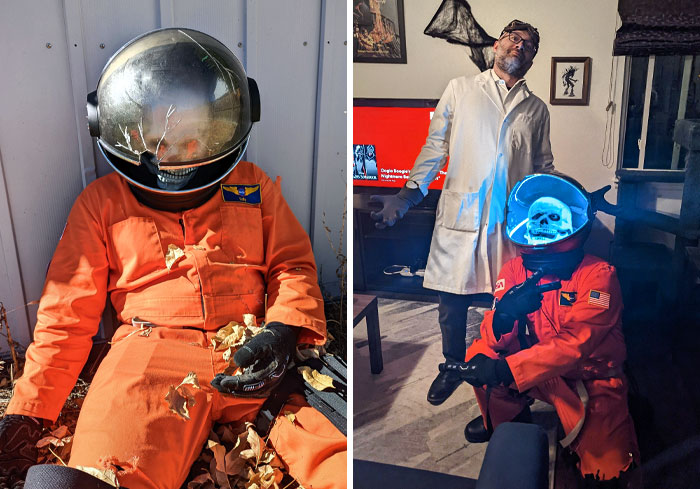 dead astronaut costume