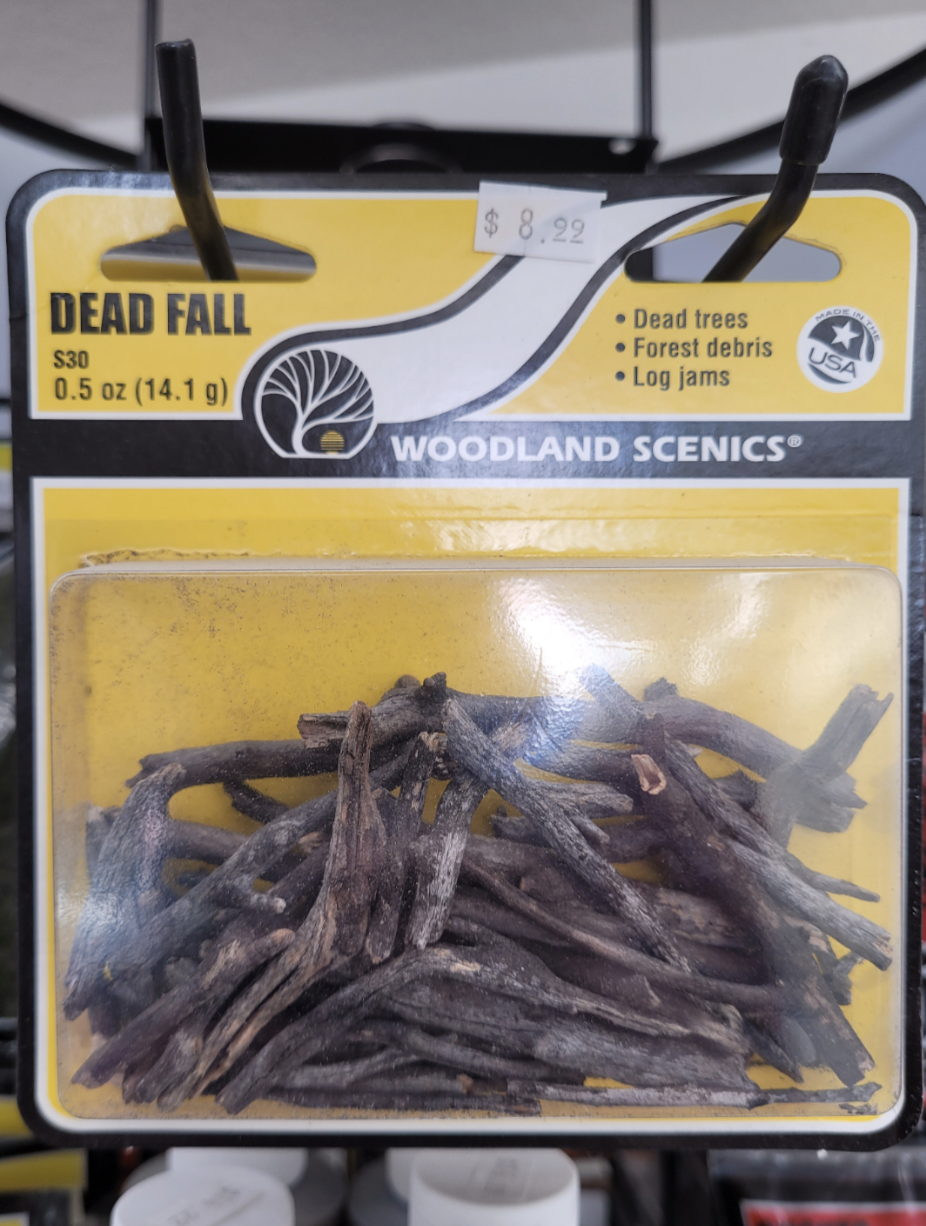 “Found in miniature train supplies... it's just bits of twigs.”