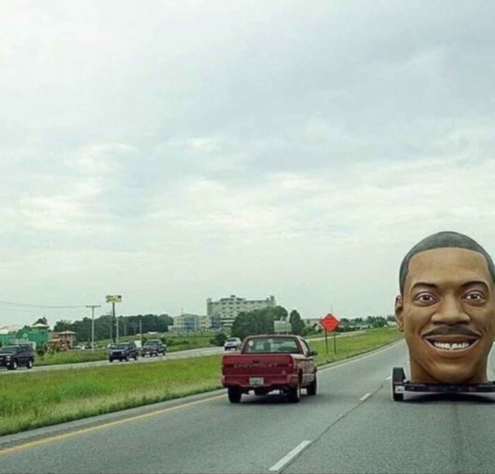 eddie murphy head car