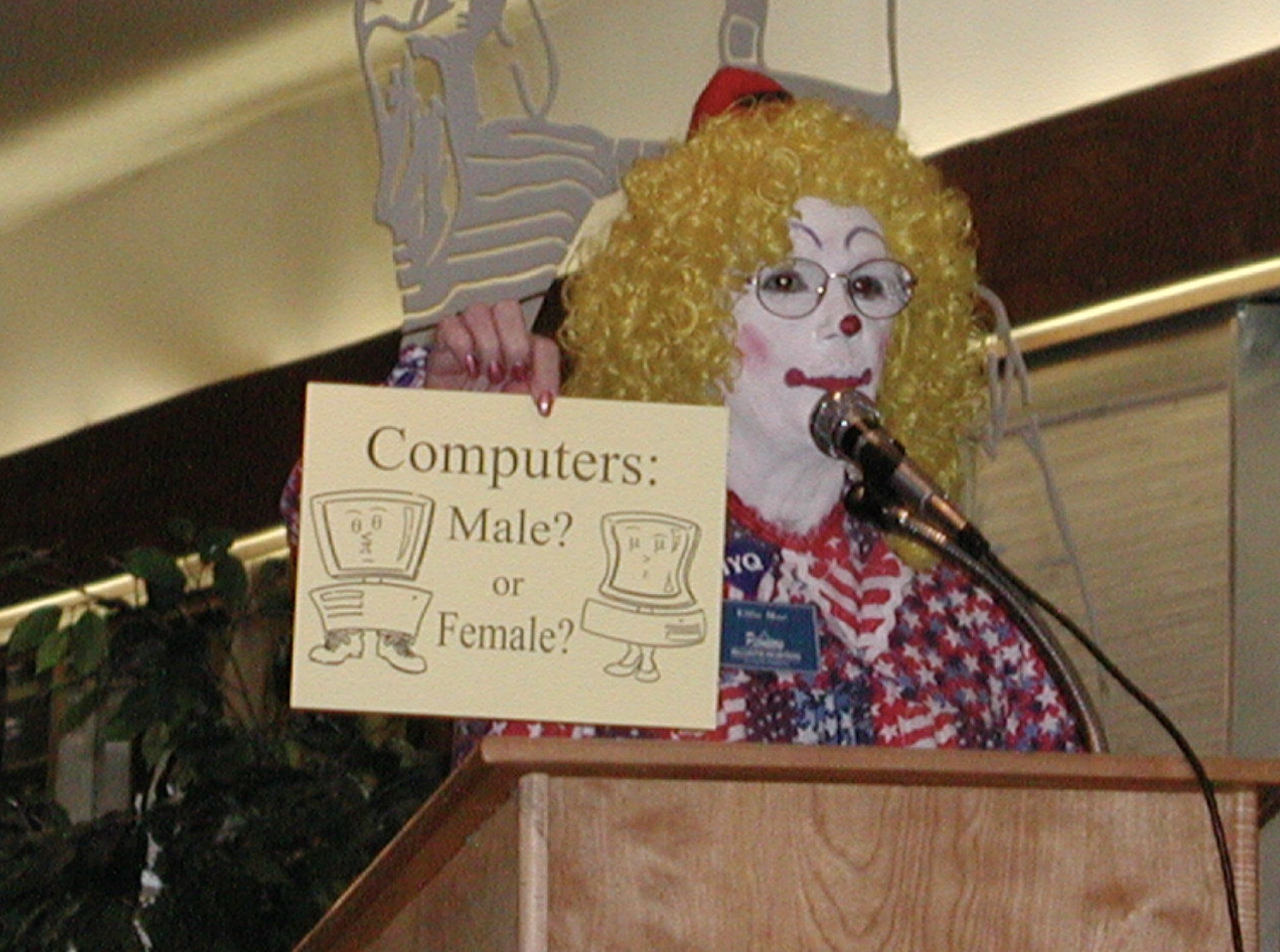 computers male or female clown - Computers Male? or Female? 215 Yq