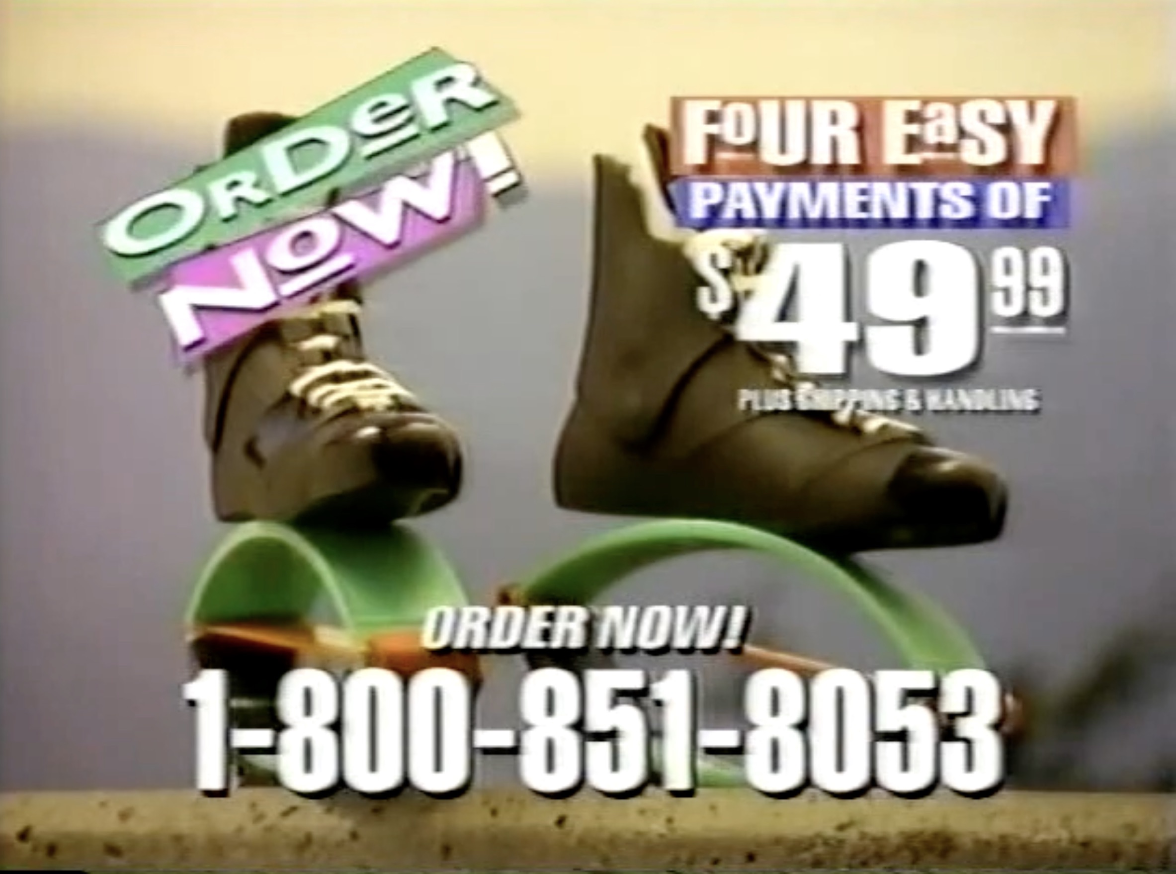 funny infomercial - Order Now! Four Easy Payments Of $4.999 Plus Copping & Handling Order Now! 18008518053