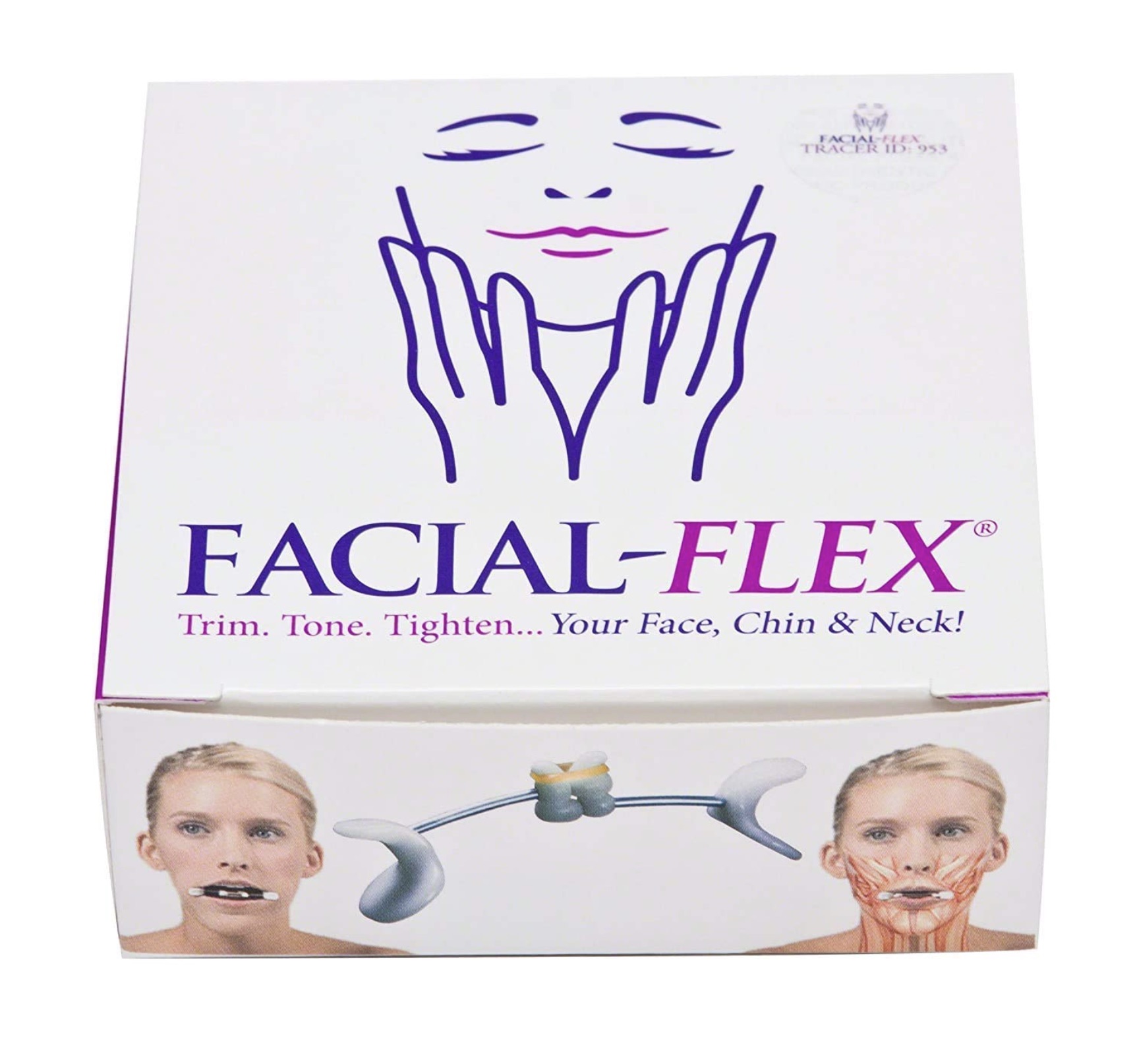 facial flex - FacialFlex Tracer Id 953 FacialFlex Trim. Tone. Tighten... Your Face, Chin & Neck!