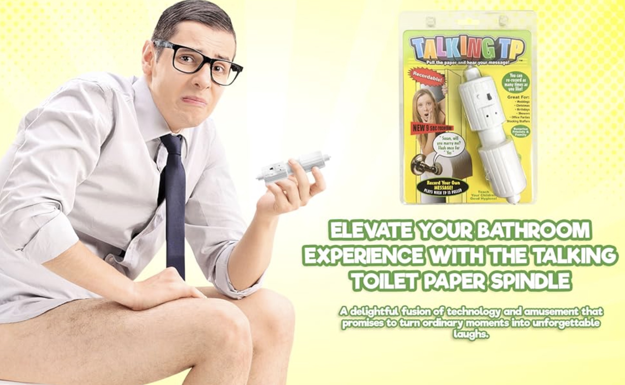 Talking Tp New Elevate Your Bathroom Experience With The Talking Toilet Paper Spindle A delightful fusion of technology and amusement that promises to turn ordinary moments into unforgettable Laughs