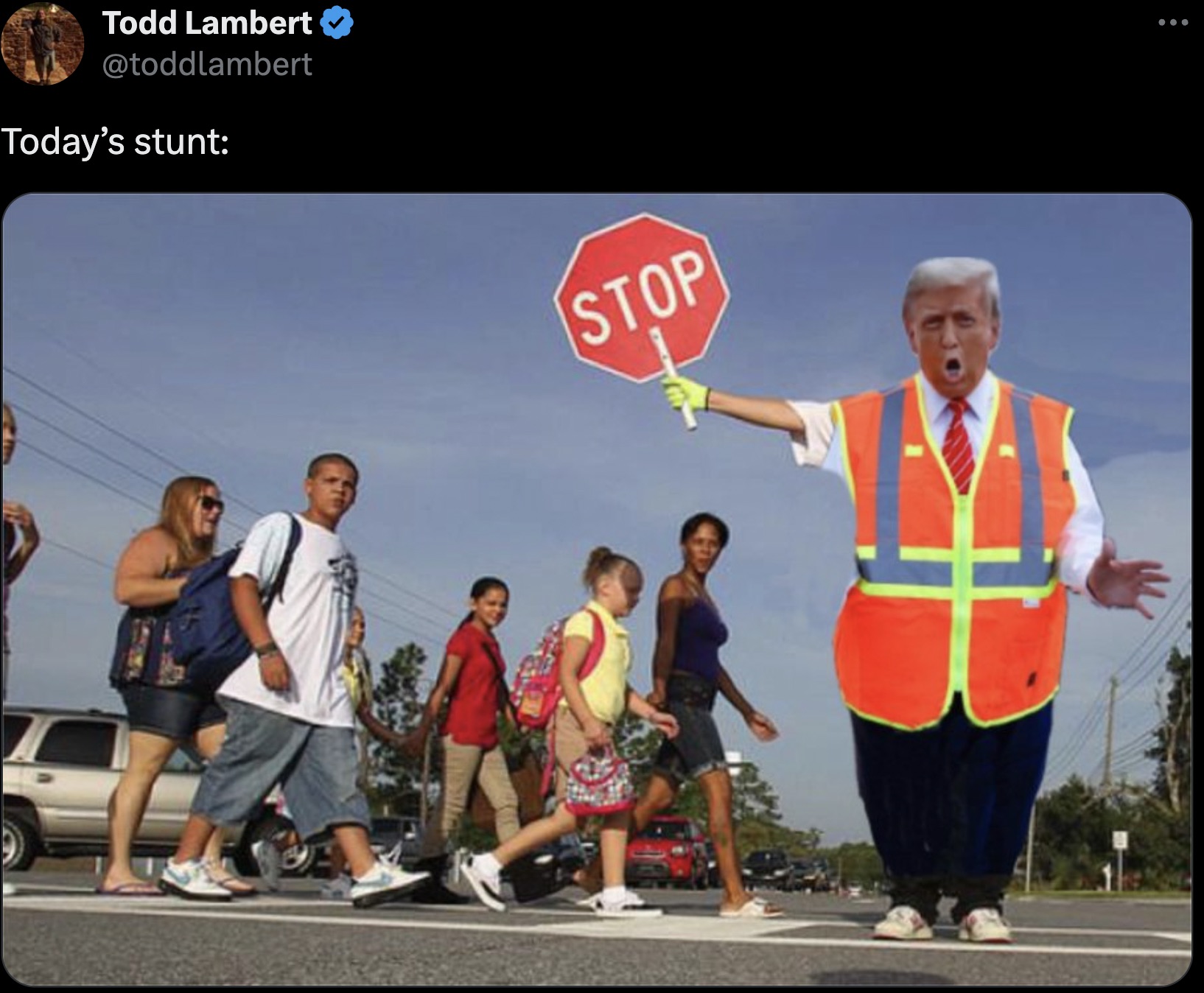 road - Todd Lambert Today's stunt Stop ...