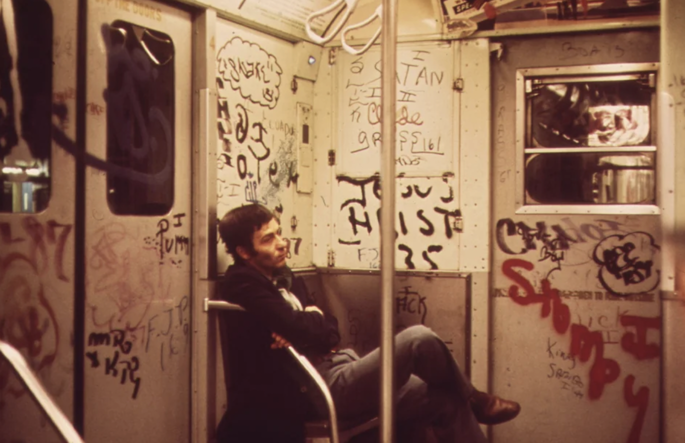 nyc subway graffiti 1970s - No 1 au He 35 Sh Se