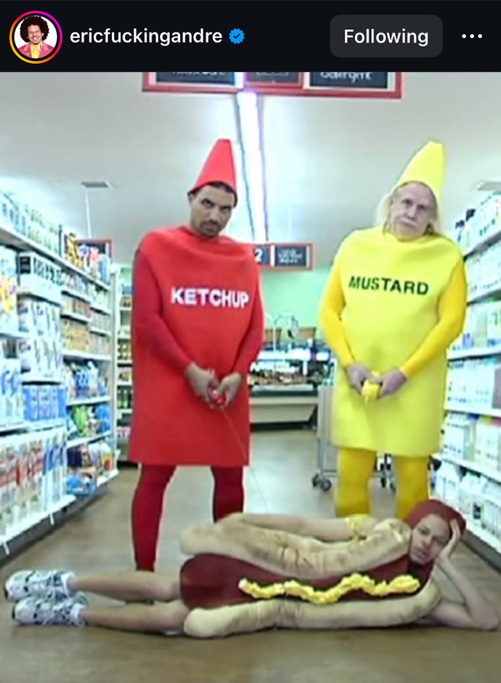 eric andre show hotdog - ericfuckingandre ing Ketchup Mustard