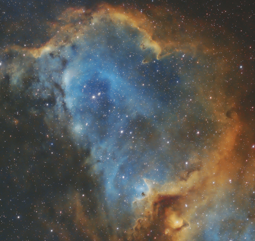 The pillars of the Soul Nebula.