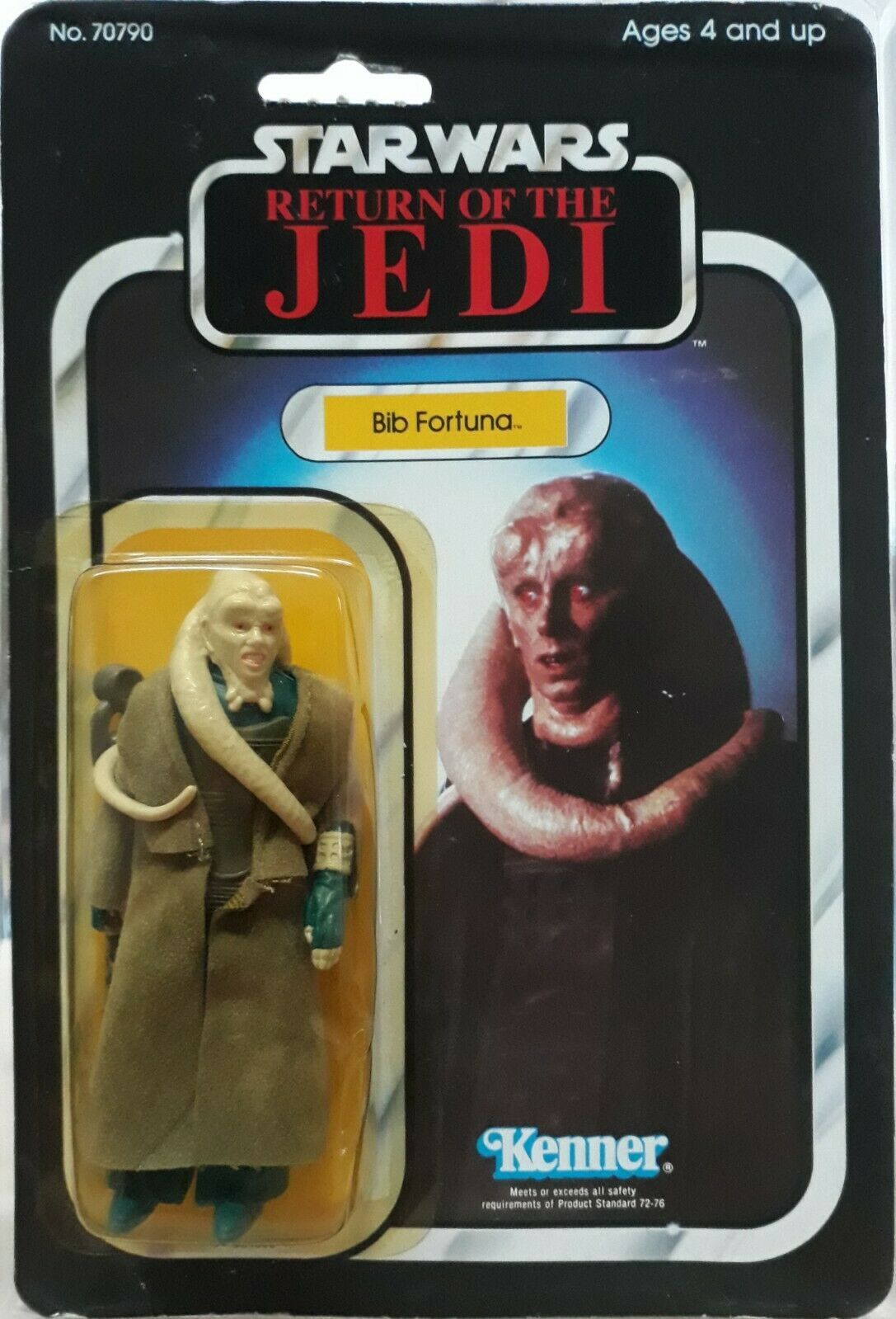 bib fortuna star wars figure - No. 70790 Starwars Return Of The Jedi Bib Fortuna... Ages 4 and up Kenner. Meets or exceeds all safety requirements of Product Standard 7276