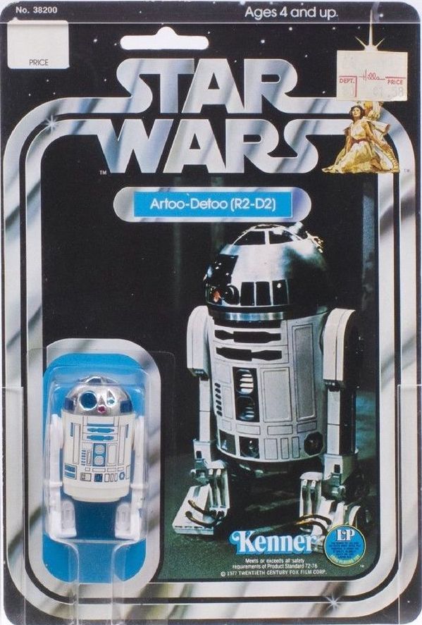 kenner star wars r2d2 - No. 38200 Ages 4 and up. Holla Price Price Star Wars ArtooDetoo R2D2 Dept wwwww Kenner P Meets or exceeds all safety requirements of Product Standard 7276 1977 Twentieth Century Fox Film Corp