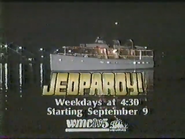 cruise ship - Jeopardy! Weekdays at Starting September 9 wmclv5.