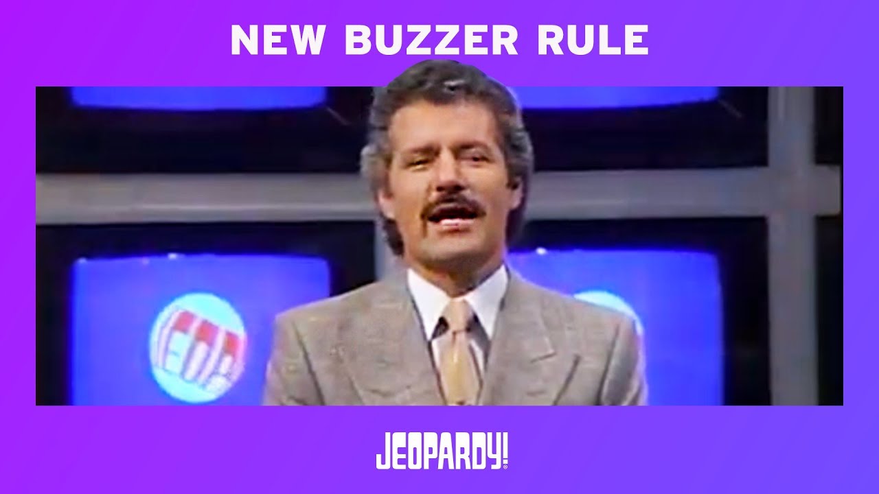 photo caption - New Buzzer Rule Eda Jeopardy!