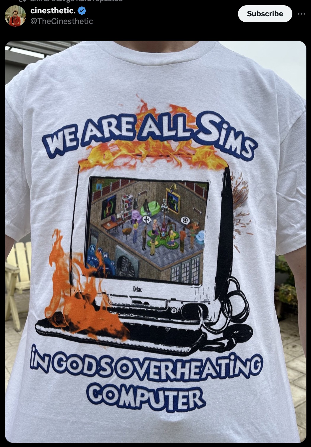 we are all sims in god's overheating computer - cinesthetic. Subscribe We Are All Sims C Ingods Overheating Computer