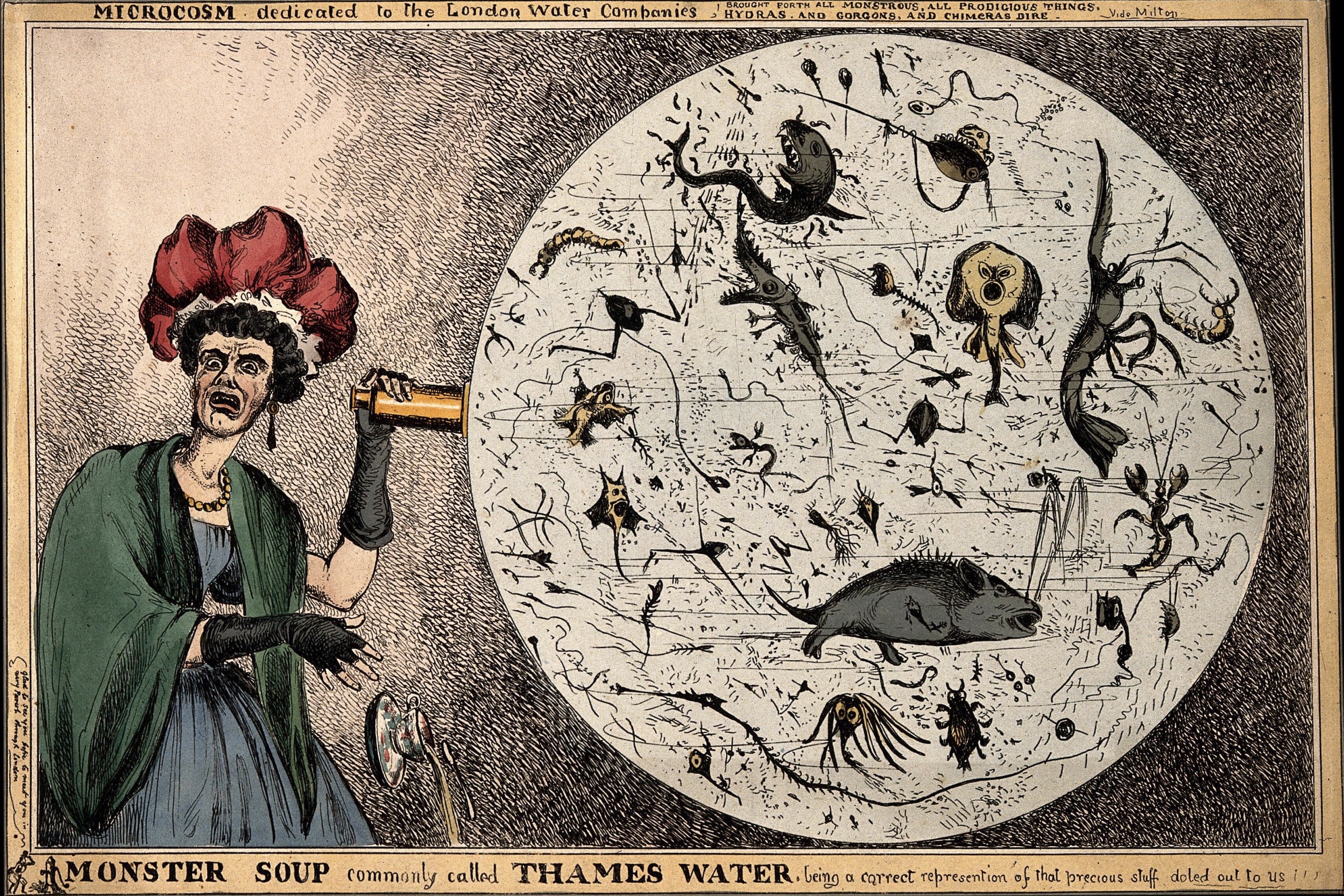 thames monster soup - Microcosm dedicated to the London Water Companies Longer Worth All Morather Page Prodici Rings Hydras An song.Archnas Pire Monster Soup commonly called Thames Water. being a correct represention of that precious chiff doled out to us