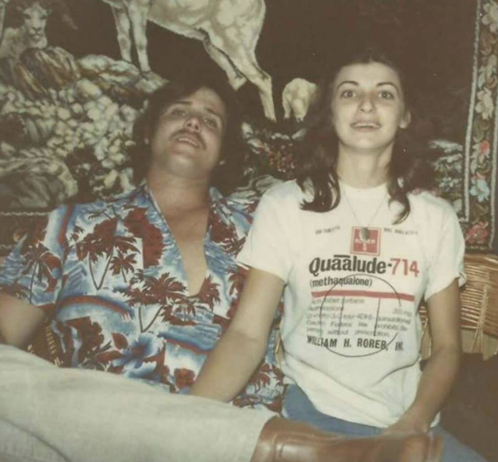 “1979. Two kids from my high school at a house party. She posted this on Facebook a while back.”