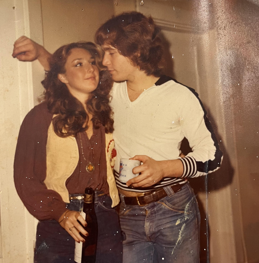 “Mom and Dad at a house party in the 70s. They divorced after 20yrs and remarried but are still good friends. I love the way my dad is looking at mom.”