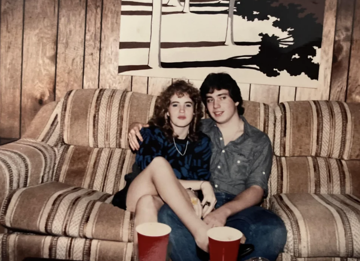 “My parents at a house party, 1986.”