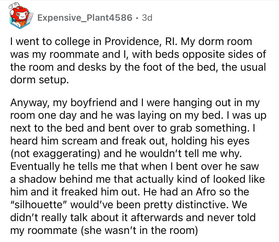 number - Expensive Plant4586 .3d I went to college in Providence, Ri. My dorm room was my roommate and I, with beds opposite sides of the room and desks by the foot of the bed, the usual dorm setup. Anyway, my boyfriend and I were hanging out in my room o