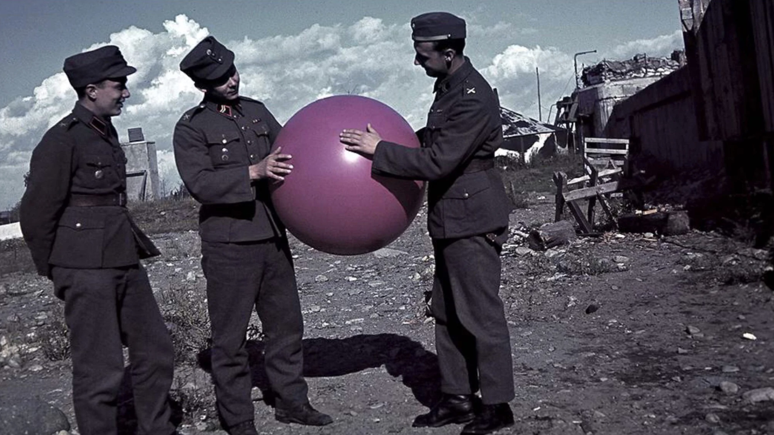 soviet bouncy ball taken by finnish forces