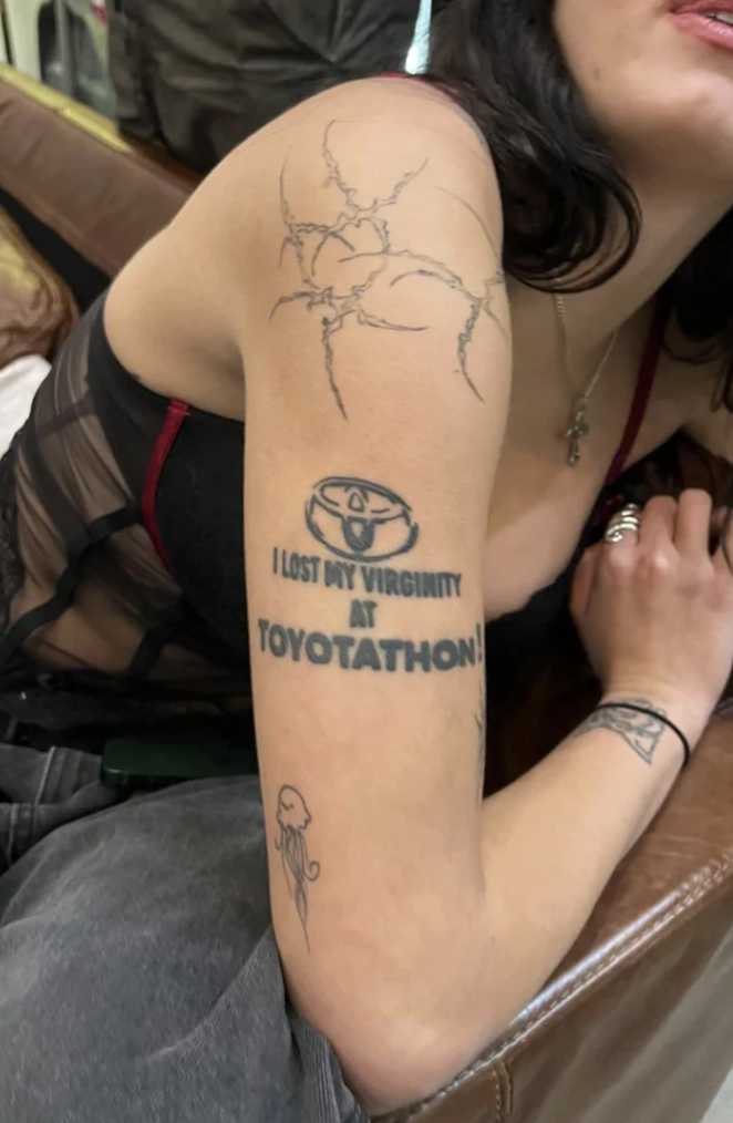 toyotathon tattoo - Ilost My Virginity At Toyotathon