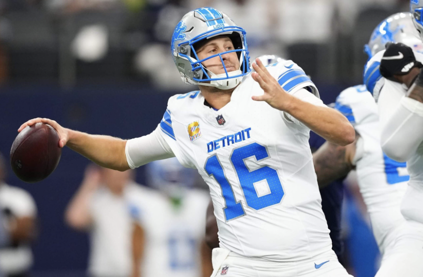 The Detroit Lions being a playoff contender.