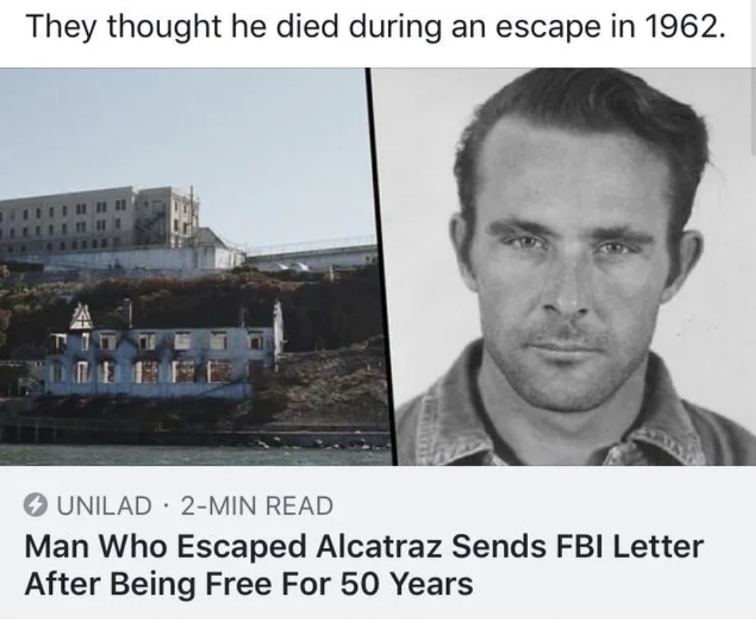 anglin brothers - They thought he died during an escape in 1962. Unilad 2Min Read Man Who Escaped Alcatraz Sends Fbi Letter After Being Free For 50 Years