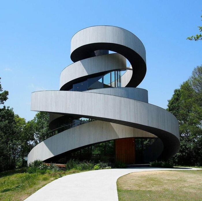 The Ribbon Wedding Chapel, located In Hiroshima, Japan is aptly named.