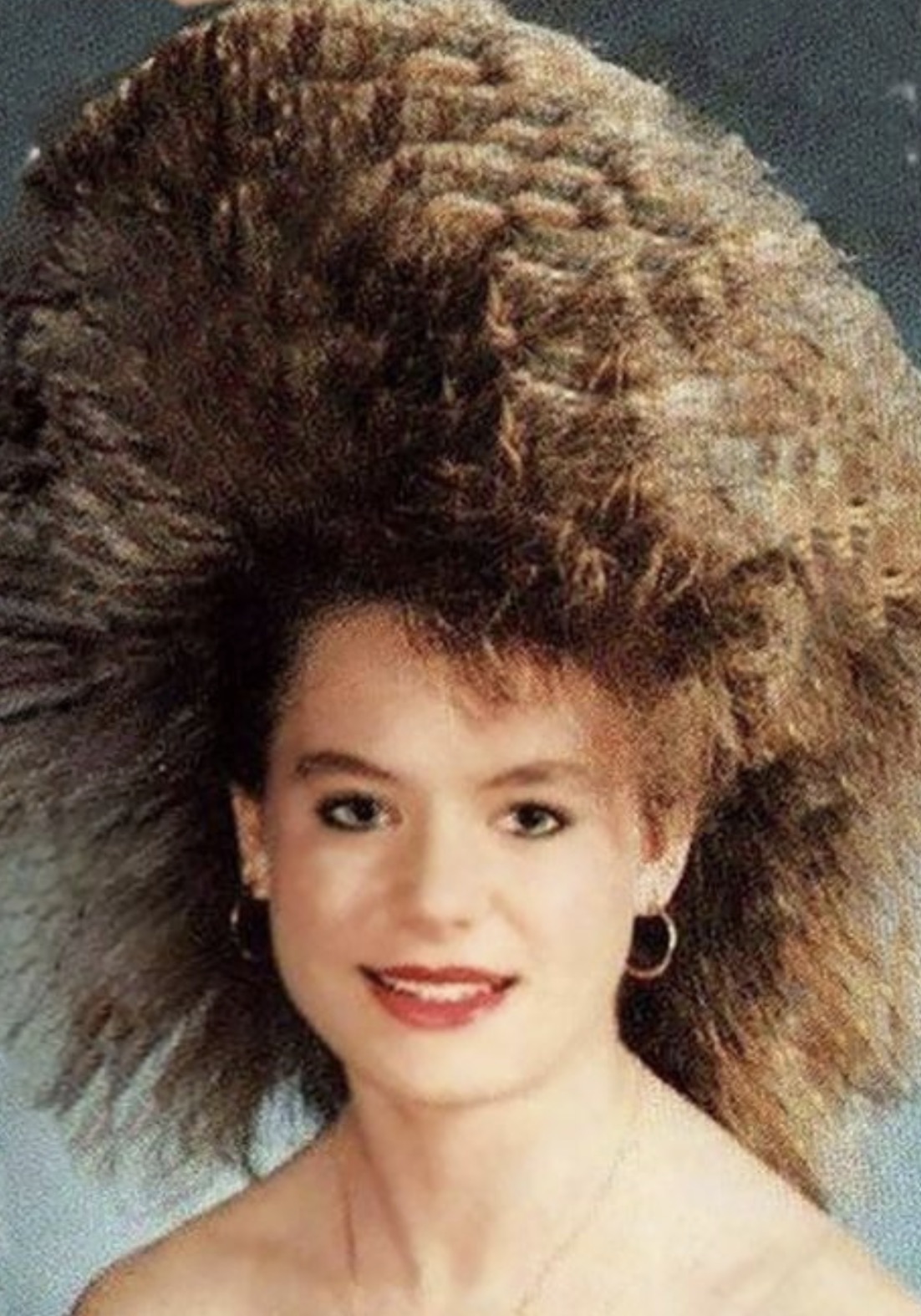 80s big hair women