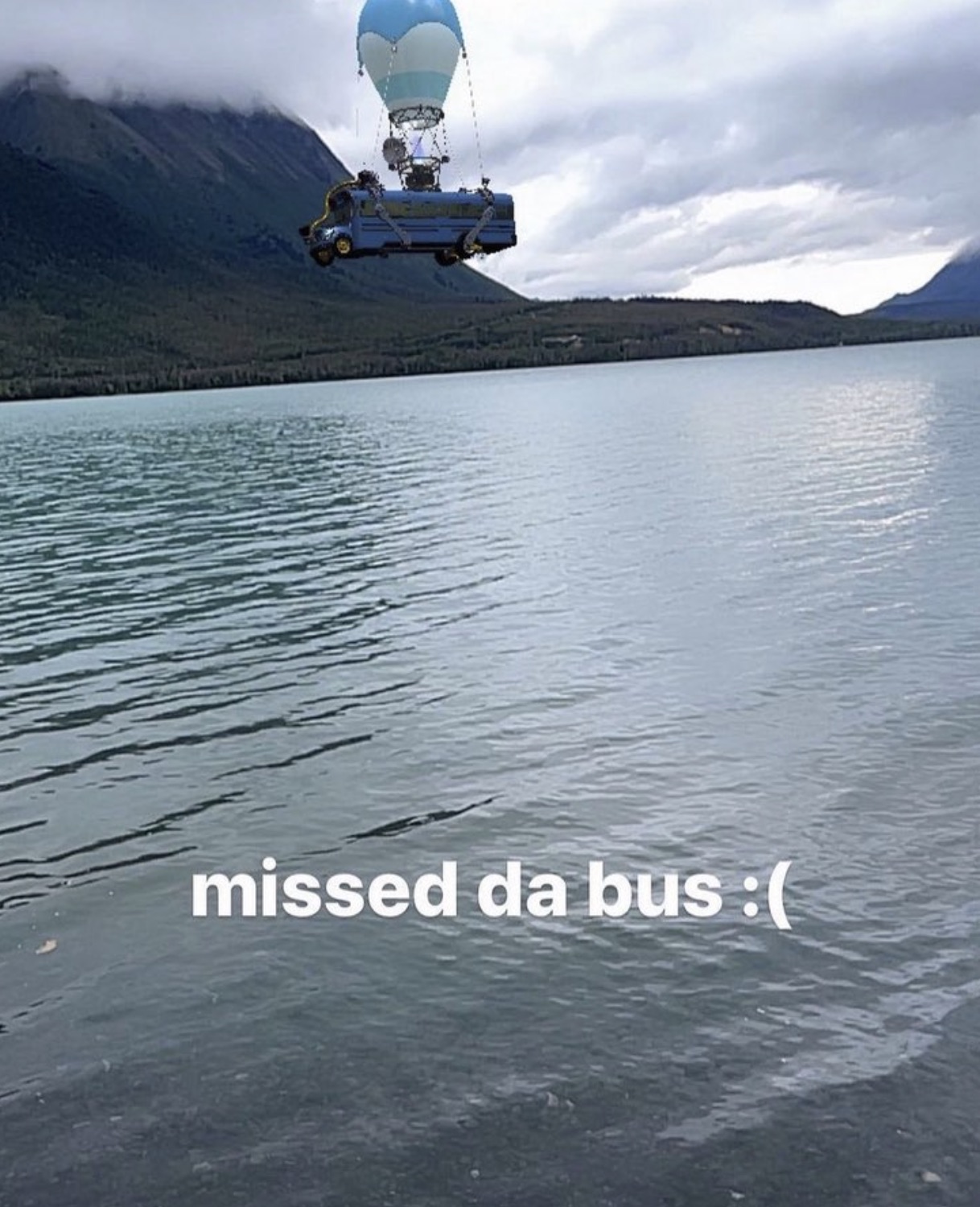 Photograph - missed da bus