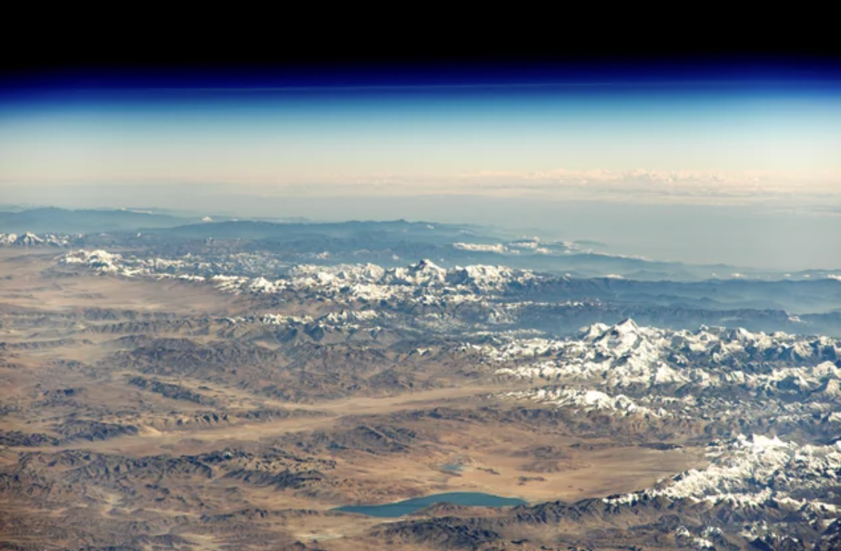 himalaya from space