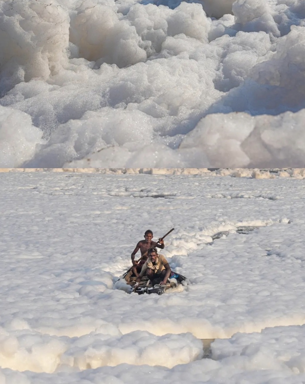 yamuna froth