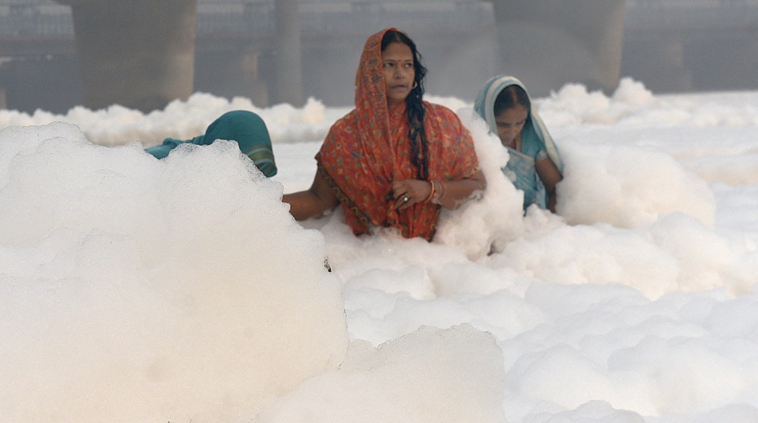 yamuna froth