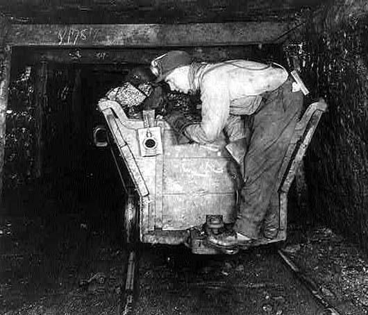 coal mine in the 1930s