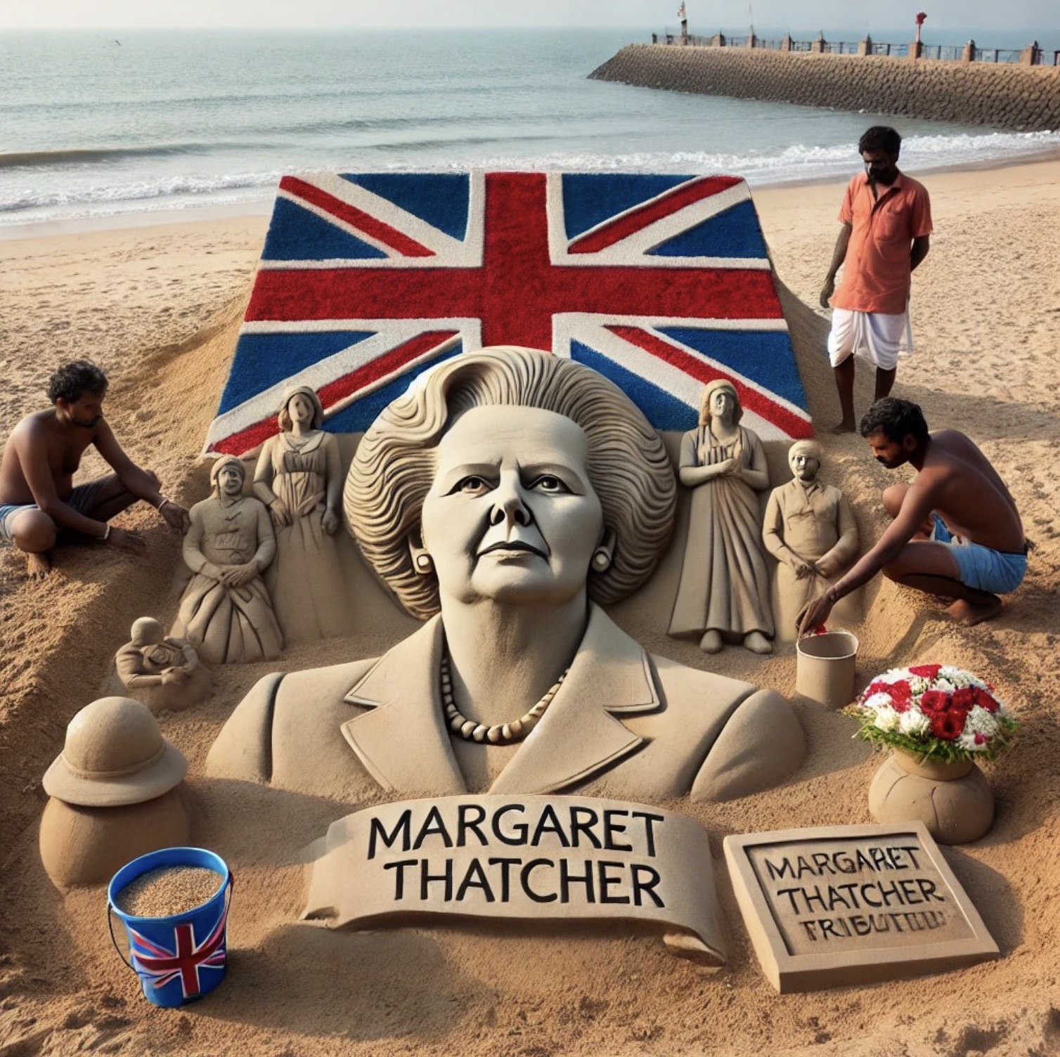 sand - Margaret Thatcher Margaret Thatcher Tributi