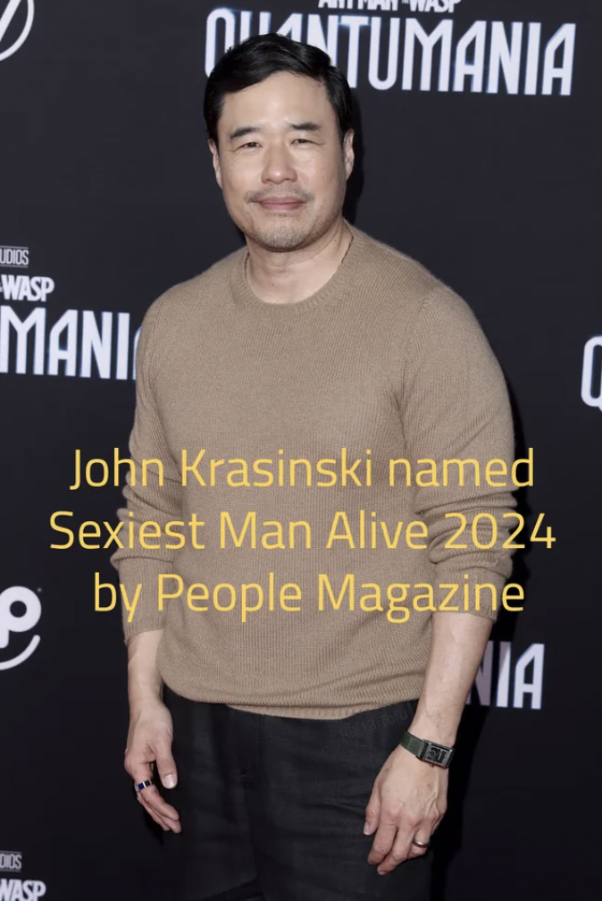 premiere - Quantumania Wasp Mani John Krasinski named Sexiest Man Alive 2024 by People Magazine Ia Dos Wasp