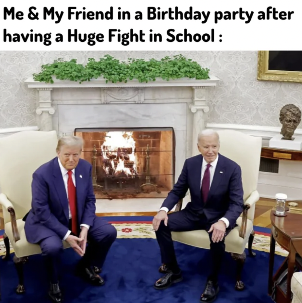 businessperson - Me & My Friend in a Birthday party after having a Huge Fight in School