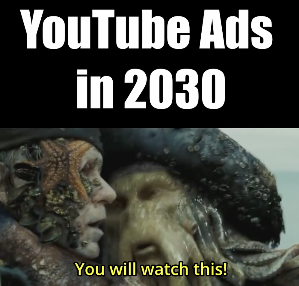 youtube streaming guide - YouTube Ads in 2030 You will watch this!