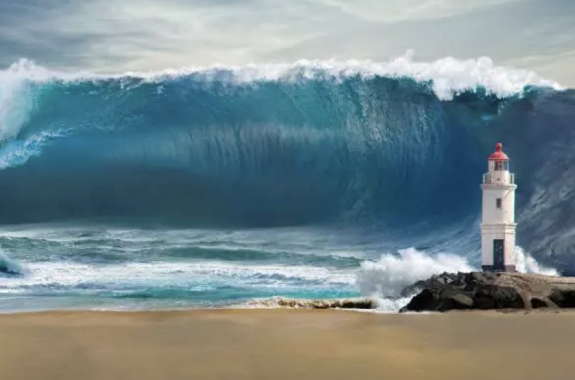 tsunami wave