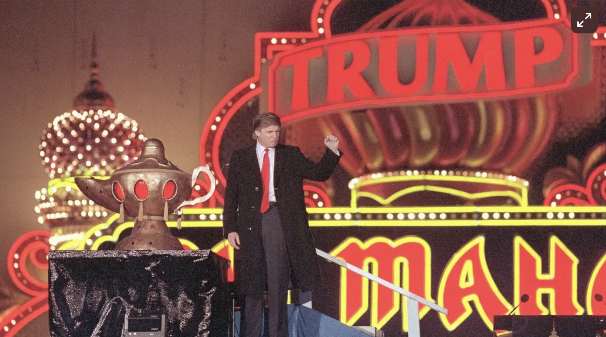 trump taj mahal opening - Trump Man