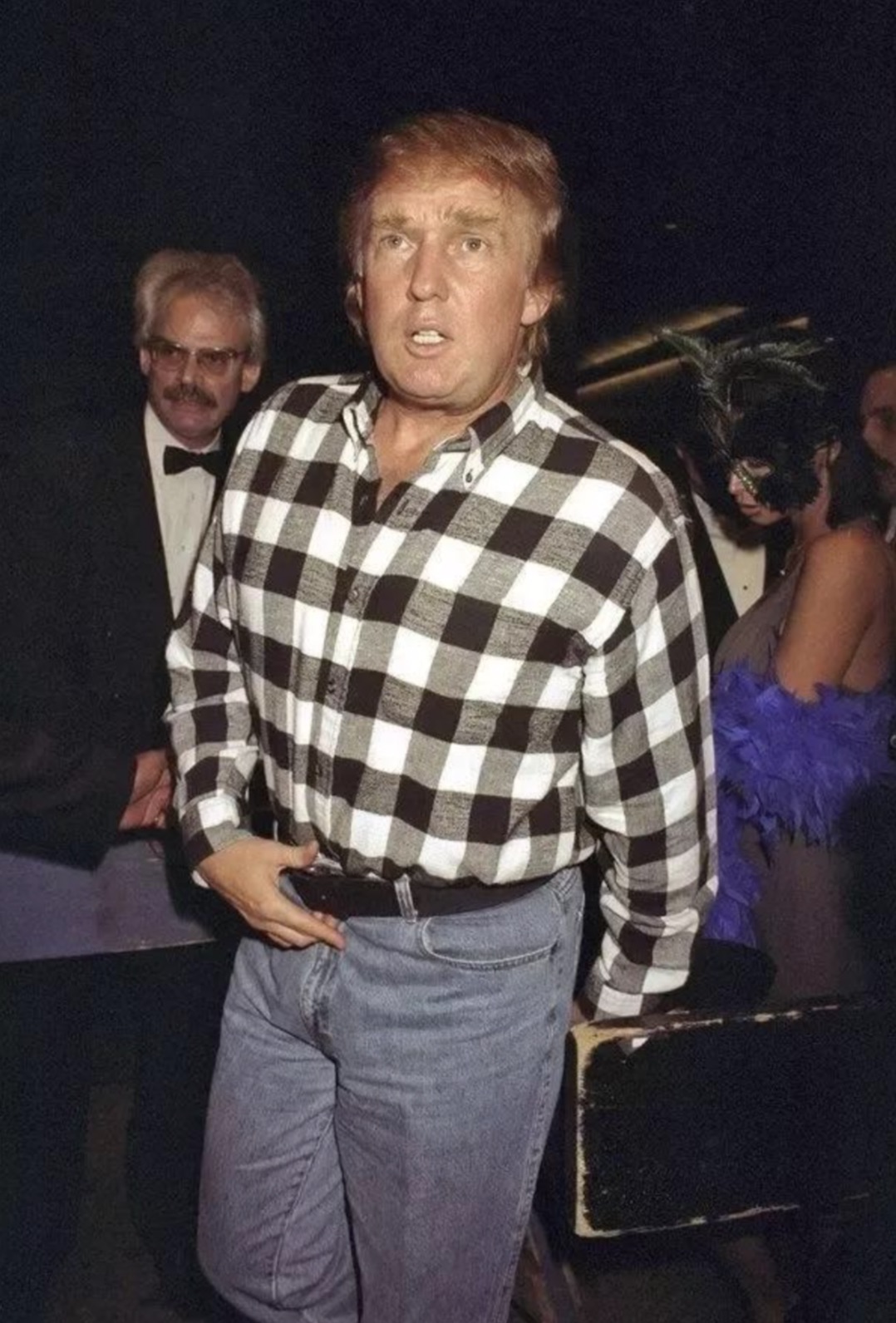 trump plaid shirt