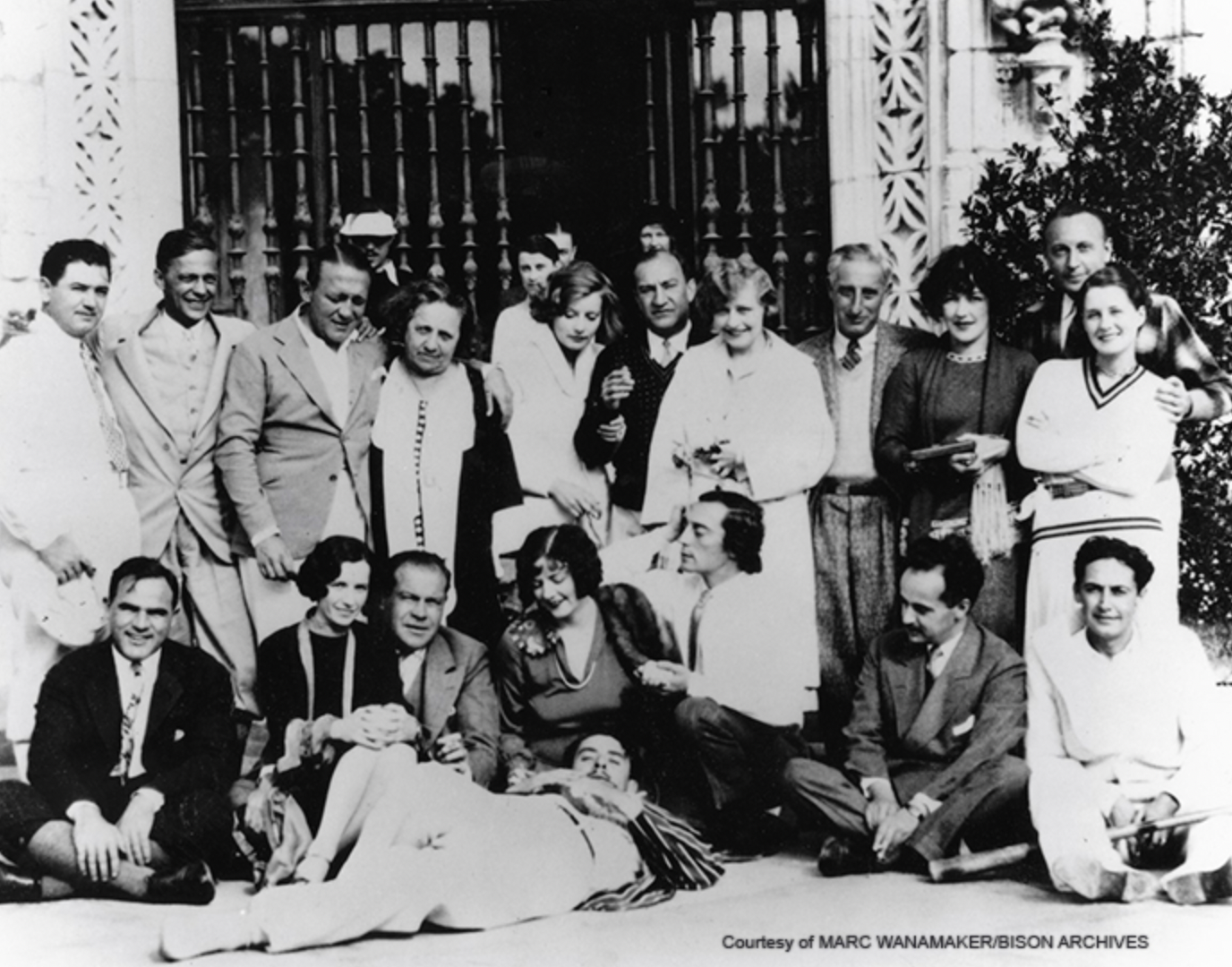 movie stars visit hearst castle - Courtesy of Marc WanamakerBison Archives