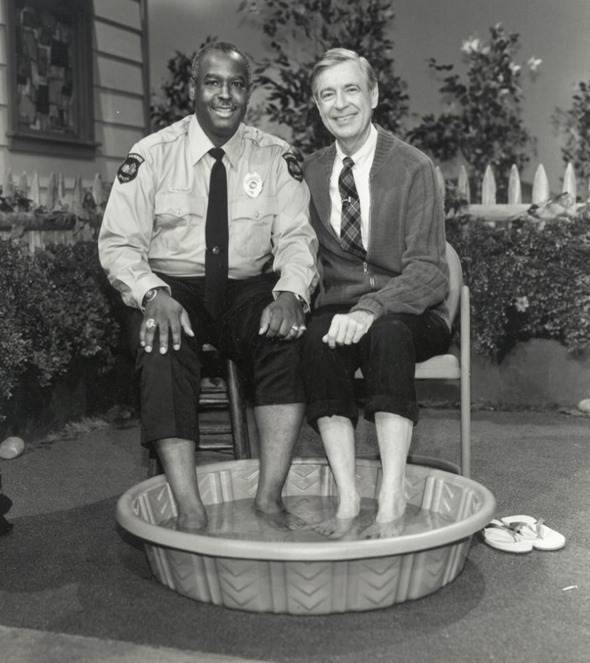 mr rogers and officer clemmons