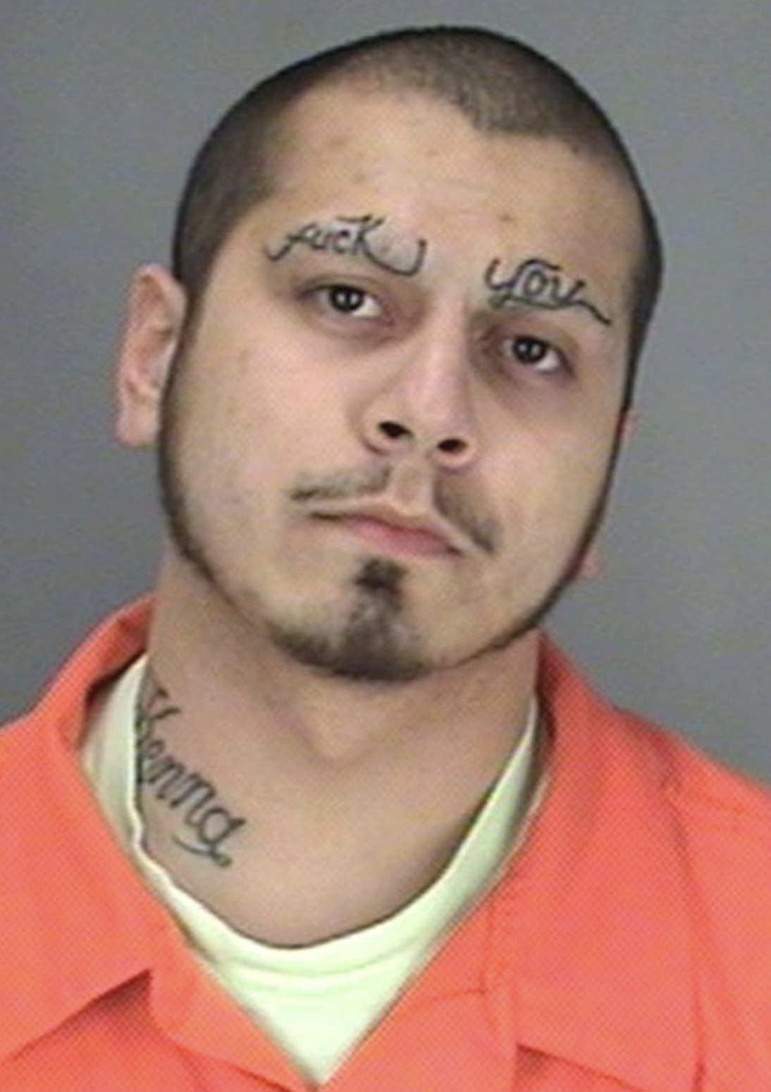 eyebrow tattoo ugly - enna fuck you e