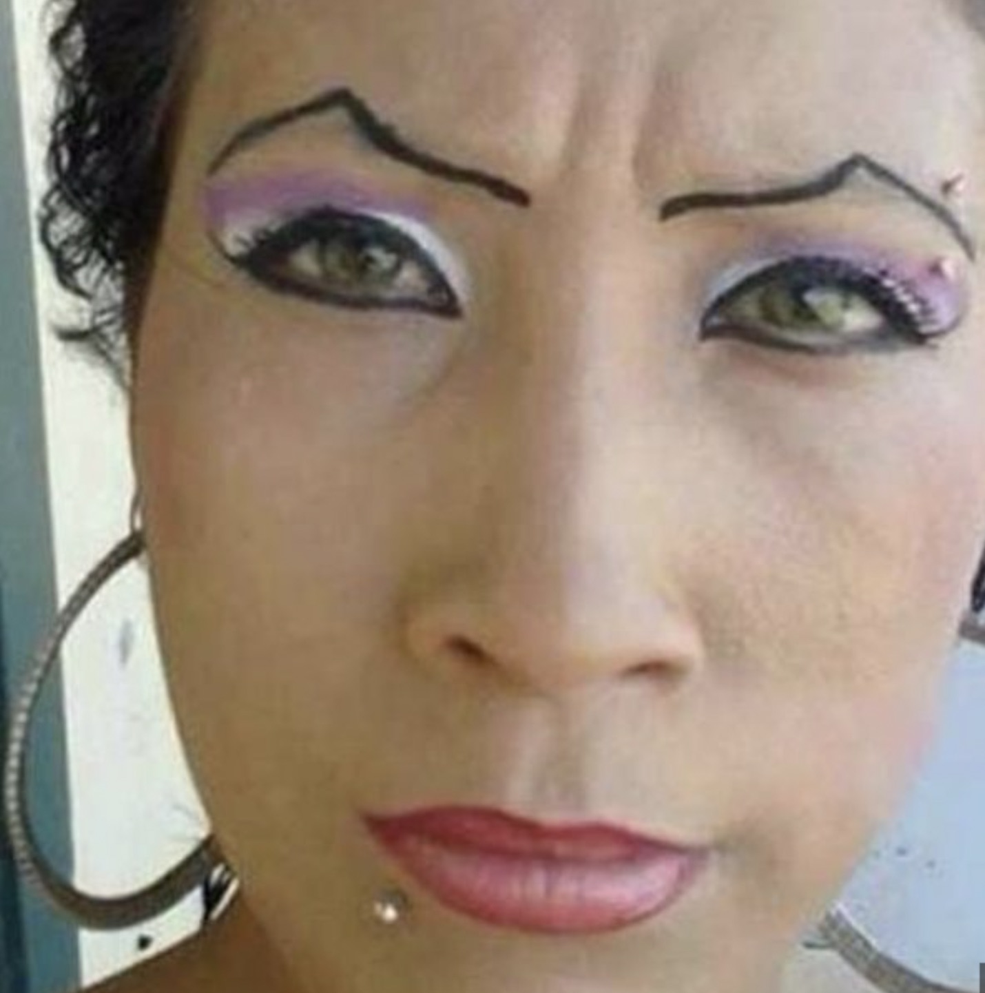 messed up eyebrows